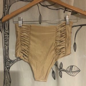 Manakai made on Maui high waisted bikini bottom